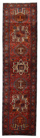 89X340 Hamadan Orientalisk Hallmatta Mörkröd/Röd (Ull, Persien/Iran) Carpetvista