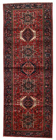 Hamadan Teppich 105X290 Läufer Rot/Braun Wolle, Persien/Iran Carpetvista
