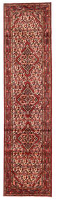 75X299 絨毯 オリエンタル ハマダン 廊下 カーペット レッド/茶色 (ウール, ペルシャ/イラン) Carpetvista