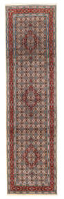 Moud Teppich 78X295 Läufer Braun/Rot Wolle, Persien/Iran Carpetvista