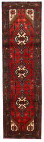 79X279 絨毯 ハマダン オリエンタル 廊下 カーペット ダークレッド/レッド (ウール, ペルシャ/イラン) Carpetvista
