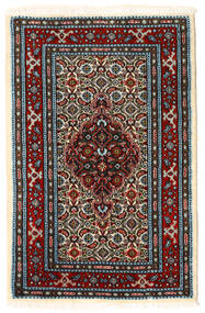 59X89 絨毯 ムード オリエンタル 茶色/グレー (ウール, ペルシャ/イラン) Carpetvista