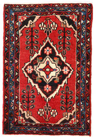 Lillian Teppich 58X88 Dunkelrot/Rot Wolle, Persien/Iran Carpetvista