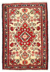 56X83 Lillian Vloerkleed Oosters Rood/Beige (Wol, Perzië/Iran) Carpetvista