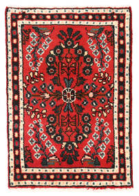 絨毯 リリアン 48X72 レッド/茶色 (ウール, ペルシャ/イラン)