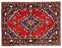Lillian Teppich 75X100 Rot/Dunkellila Wolle, Persien/Iran Carpetvista