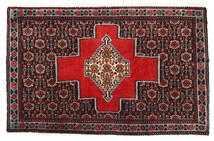 53X83 Senneh Rug Oriental Dark Red/Red (Wool, Persia/Iran) Carpetvista