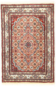Moud Rug Rug 58X89 Red/Beige Wool, Persia/Iran Carpetvista