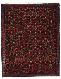  Orientalsk Senneh Tæppe 76X95 Mørkerød/Rød Uld, Persien/Iran Carpetvista