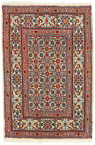 Moud Rug Rug 60X90 Red/Brown Wool, Persia/Iran Carpetvista