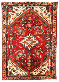  Persialainen Hosseinabad Matot 63X91 Punainen/Ruskea Carpetvista