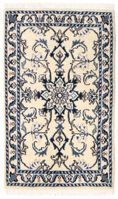 56X91 絨毯 オリエンタル ナイン ベージュ/ブラック (ウール, ペルシャ/イラン) Carpetvista