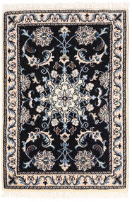  59X86 Nain Rug Black/Beige Persia/Iran Carpetvista