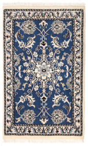 57X93 Tappeto Nain Orientale Blu Scuro/Beige (Lana, Persia/Iran) Carpetvista