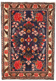 絨毯 リリアン 66X97 レッド/ダークパープル (ウール, ペルシャ/イラン)