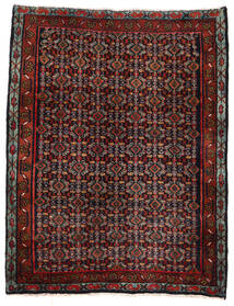 77X100 絨毯 センネ オリエンタル ダークレッド/レッド (ウール, ペルシャ/イラン) Carpetvista