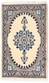 絨毯 ナイン 56X91 ベージュ/グレー (ウール, ペルシャ/イラン)