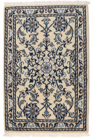 55X84 絨毯 ナイン オリエンタル ベージュ/グレー (ウール, ペルシャ/イラン) Carpetvista