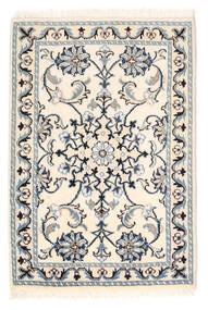  Oriental Nain Rug 57X84 Beige/Grey Wool, Persia/Iran Carpetvista