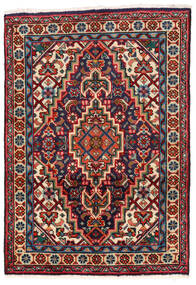 絨毯 タブリーズ 62X88 レッド/ダークピンク (ウール, ペルシャ/イラン)