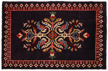 Keshan Rug Rug 61X95 Black/Brown Wool, Persia/Iran Carpetvista