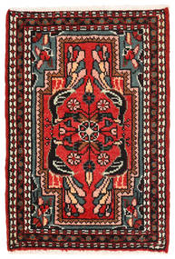 50X75 Lillian Teppe Orientalsk Brun/Rød (Ull, Persia/Iran) Carpetvista