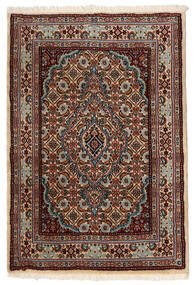  Persischer Moud Teppich 61X88 Dunkelrot/Beige (Wolle, Persien/Iran)