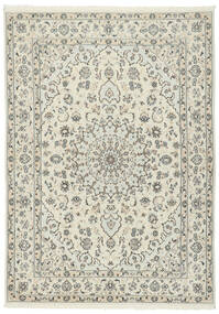 Nain 9La Sherkat Farsh Teppich 173X240 Beige/Gelb Wolle, Persien/Iran