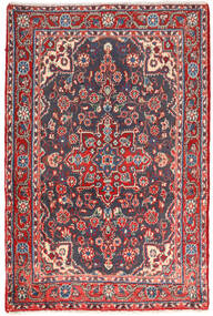 Zanjan Rug Rug 66X100 Red/Dark Grey Wool, Persia/Iran Carpetvista