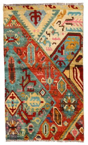  Moroccan Berber - Afghanistan 83X143 Wool Rug Green/Brown Small Carpetvista