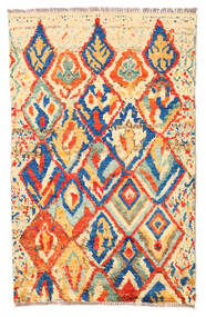  Moroccan Berber - Afghanistan 77X119 Wool Rug Beige/Red Small Carpetvista