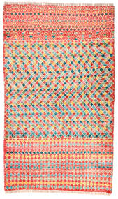  Moroccan Berber - Afghanistan 78X134 Wool Rug Red/Beige Small Carpetvista