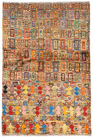 絨毯 Moroccan Berber - Afghanistan 94X139 ベージュ/茶色 (ウール, アフガニスタン)