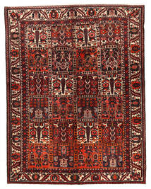  162X210 Bachtiar Teppich Dunkelrot/Rot Persien/Iran Carpetvista