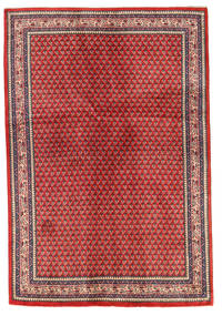  Persischer Sarough Teppich 130X192 Rot/Beige (Wolle, Persien/Iran)