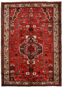 Persischer Hamadan Teppich 148X208 Dunkelrot/Rot (Wolle, Persien/Iran)