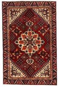 125X195 Bachtiar Teppich Orientalischer Dunkelrot/Rot (Wolle, Persien/Iran) Carpetvista