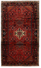 Hamadan Matot Matto 120X205 Tummanpunainen/Punainen Villa, Persia/Iran Carpetvista