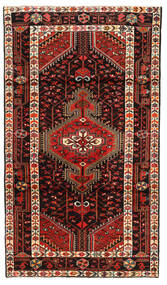 Tapete Oriental Hamadã 117X202 Castanho/Vermelho (Lã, Pérsia/Irão)
