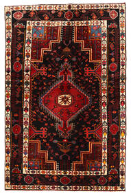  127X195 Medallion Small Hamadan Rug Wool, Carpetvista