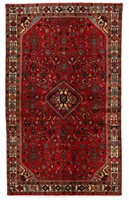  Persialainen Hosseinabad Matot 125X208 Tummanpunainen/Punainen Carpetvista