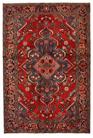 絨毯 ルドバー 140X210 レッド/ダークレッド (ウール, ペルシャ/イラン)