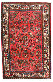 129X198 Alfombra Rudbar Oriental Rojo/Rojo Oscuro (Lana, Persia/Irán)