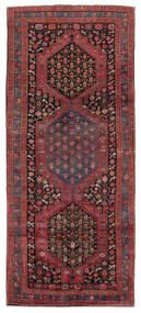  Kurdi Tapete 126X292 Persa Lã Vermelho/Vermelho Escuro Pequeno