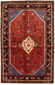 128X198 絨毯 ルドバー オリエンタル レッド/茶色 (ウール, ペルシャ/イラン) Carpetvista