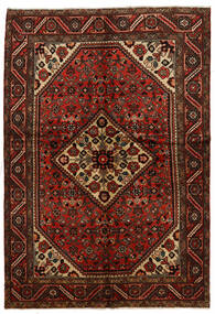  151X219 Hosseinabad Teppich Braun/Orange Persien/Iran Carpetvista