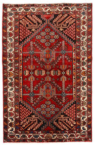 絨毯 ペルシャ ルドバー 130X200 茶色/レッド (ウール, ペルシャ/イラン)