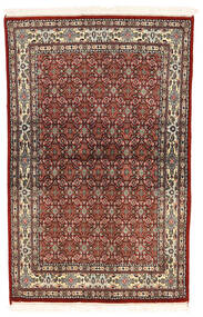 96X150 Moud Teppich Orientalischer Braun/Rot (Wolle, Persien/Iran) Carpetvista