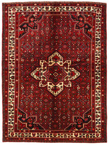  156X210 Hosseinabad Matot Matto Punainen/Tummanpunainen Persia/Iran Carpetvista