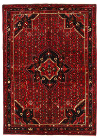 154X218 Hosseinabad Teppich Orientalischer Rot/Braun (Wolle, Persien/Iran) Carpetvista
